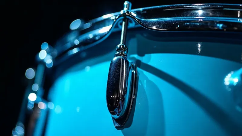 The cyan pilot: chrome hardware under electric cyan
